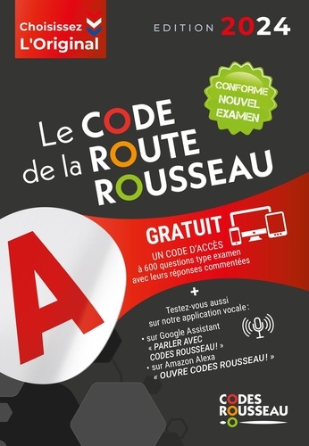 Image de l'objet « CODE DE LA ROUTE ROUSSEAU (LE) »