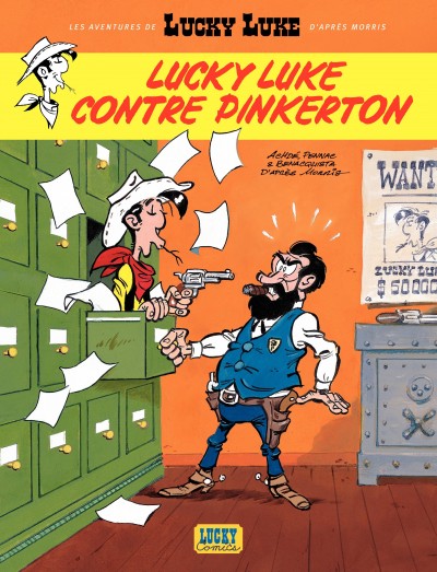 Image de l'objet « LUCKY LUKE D'APRES MORRIS TOME 4 / CONTRE PINKERTON »