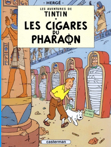 Image de l'objet « AVENTURES DE TINTIN (LES) TOME 4 / LES CIGARES DU PHARAON »