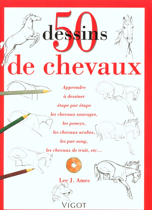 Image de l'objet « 50 DESSINS DE CHEVAUX »