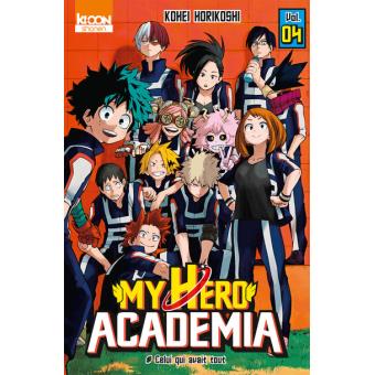 Image de l'objet « MY HERO ACADEMIA TOME 4 / CELUI QUI AVAIT TOUT »