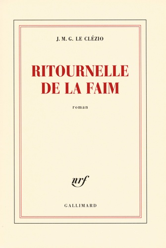 Image de l'objet « RITOURNELLE DE LA FAIM »