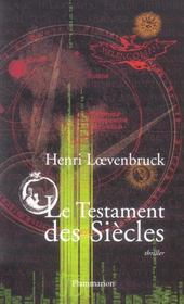 Image de l'objet « TESTAMENT DES SIECLES (LE) »