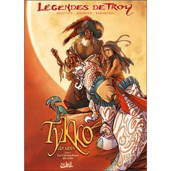 Image de l'objet « LEGENDES DE TROY : TOME 1 - TYKKO DES SABLES / LES CHEVAUCHEURS DES VENTS »