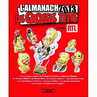 Image de l'objet « ALMANACH 2013 DES GROSSES TETES (L') »