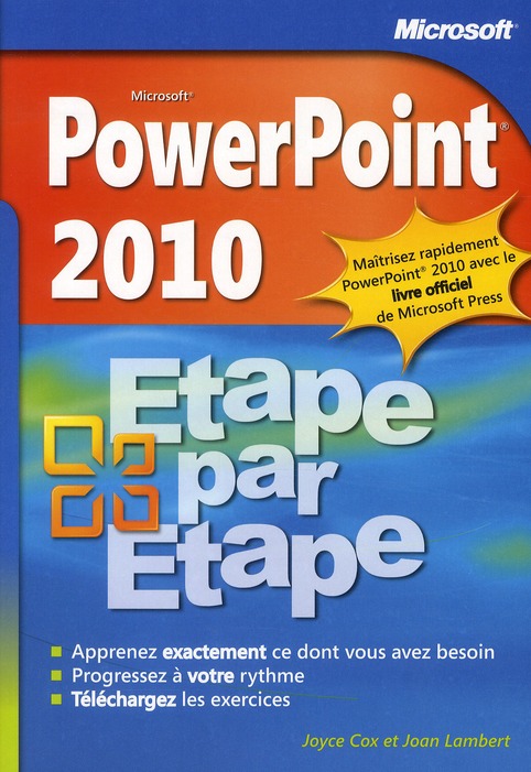 Image de l'objet « POWERPOINT 2010 ETAPE PAR ETAPE »