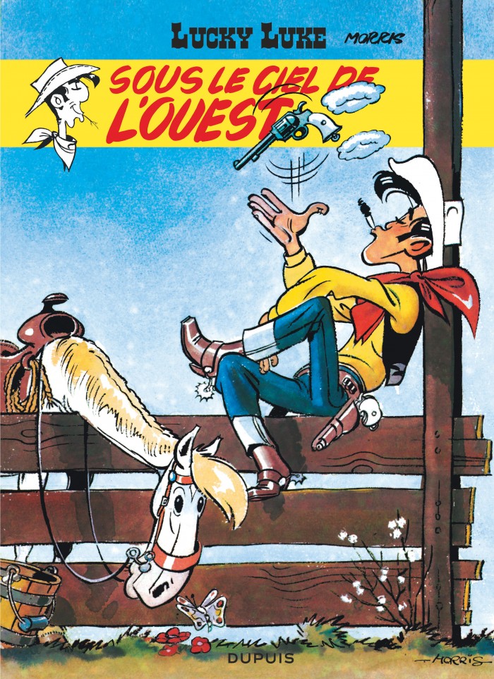 Image de l'objet « LUCKY LUKE TOME 4 / SOUS LE CIEL DE L'OUEST »